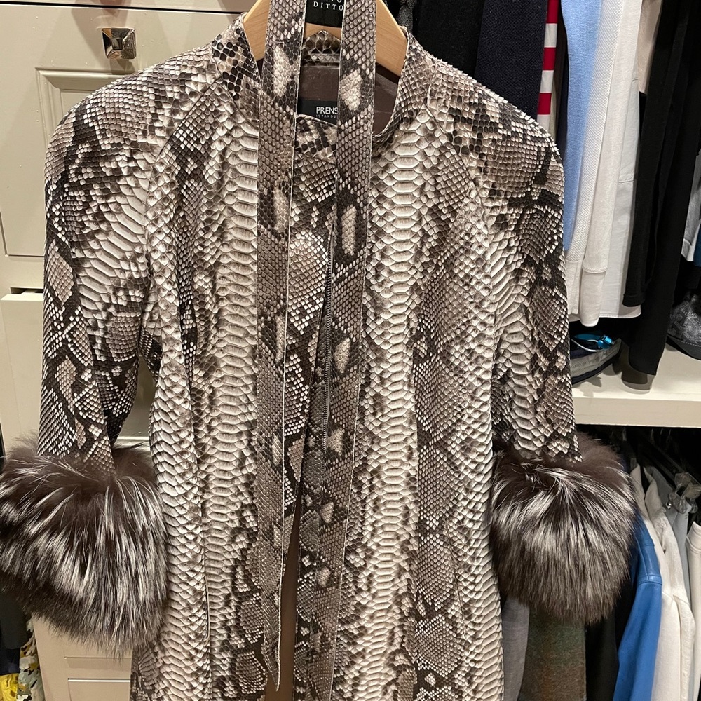 Beautiful Python Skin Jacket From Istanbul - image 3